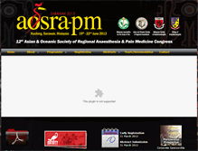 Tablet Screenshot of aosra2013.org